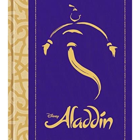 DISNEY 💜ALADDIN💜 A WHOLE NEW WORLD HARDCOVER BOOK 🌟NWT🌟 - Picture 1 of 12
